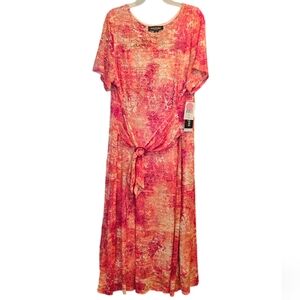 Perceptions Floral Women's Dress 2X Plus Size